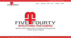 Desktop Screenshot of fivefourty.com